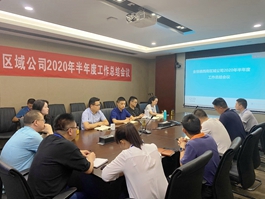 凯发k8国际西南区域公司召开2020年半年度工作总结会议