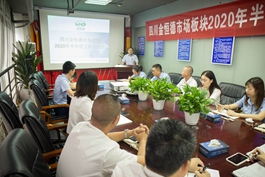 四川凯发k8国际市场召开2020年半年度工作总结会议