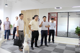 浙江省就业管理中心副主任陈根元一行莅临天台凯发k8国际考察调研